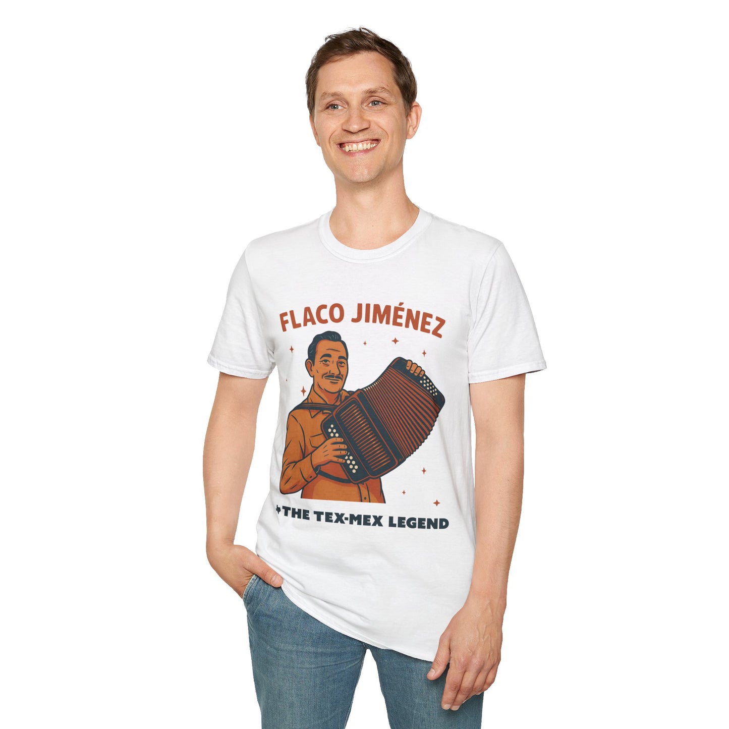 Flaco Jiménez - Tex-Mex Legend - Tshirt - 5% off when added to cart