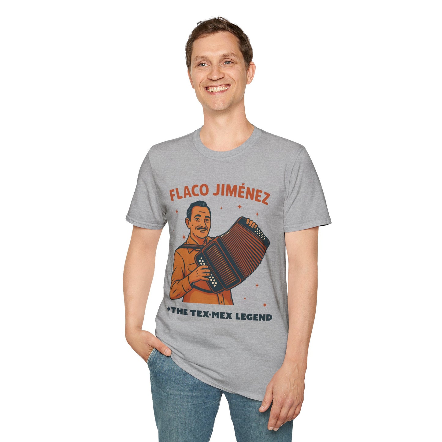 Flaco Jiménez - Tex-Mex Legend - Tshirt - 5% off when added to cart