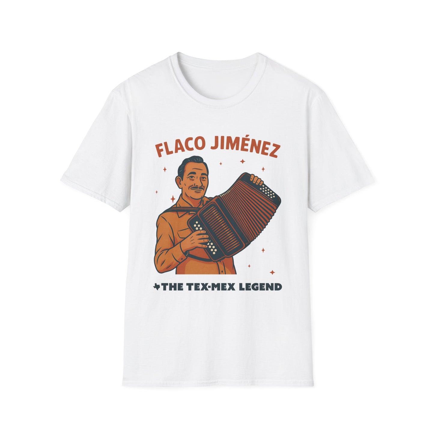 Flaco Jiménez - Tex-Mex Legend - Tshirt - 5% off when added to cart